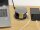 Schreibtisch-Einbausteckdose 3x +USB A+C - versenkbar, Edelstahl-Ausf&uuml;hrung, rund