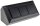 3-fach Steckdosenblock, schwarz - 250V~/ 16A, Aufbaumontage mit Klappen