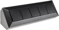4-fach Steckdosenblock, USB-A+C, schwarz - 250V~/ 16A,...