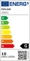 LED Unterbauleuchte "Comprido 600 CCT" - 230V, 60cm, IR-Sensor, 3000k - 6500k