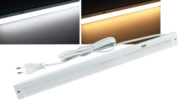 LED Unterbauleuchte "Delgada 380 CCT" - 230V, 38cm, IR-Sensor, 3000k - 6500k