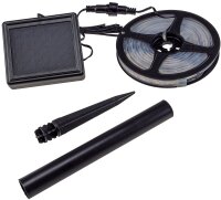 LED Solar LED-Stripe 3m, warmwei&szlig; 3000K - IP44, D&auml;mmerungssensor