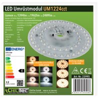 LED Umr&uuml;stmodul "UM1224cct" f&uuml;r Leuchten - &Oslash; 17cm, 12-18-24W, Magnethalter