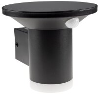 LED Solar Wandleuchte "SWL-AS500" - IP44, warmwei&szlig; 3000K, PIR Sensor