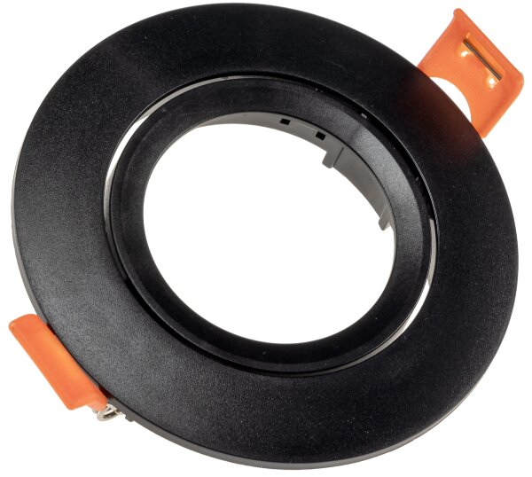 Decken-Einbaustrahler "CT-K86" schwarz - schwenkbar, &Oslash;86mm, f&uuml;r 50mm Lampen