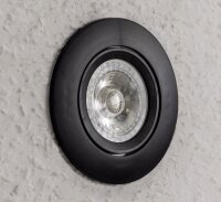 Decken-Einbaustrahler "CT-K86" schwarz -...