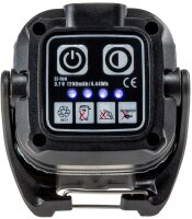 Mini Baustrahler mit Akku "CT-MB5" - schwenkbar, 400Lumen, 5 Watt, Magnet