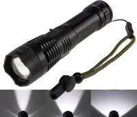 LED-Taschenlampe "CTL20 Zoom" mit Akku - 20W,...