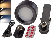 LED Akku Clip-Leuchte "CT-AKL3" - Dimmbar, CCT...
