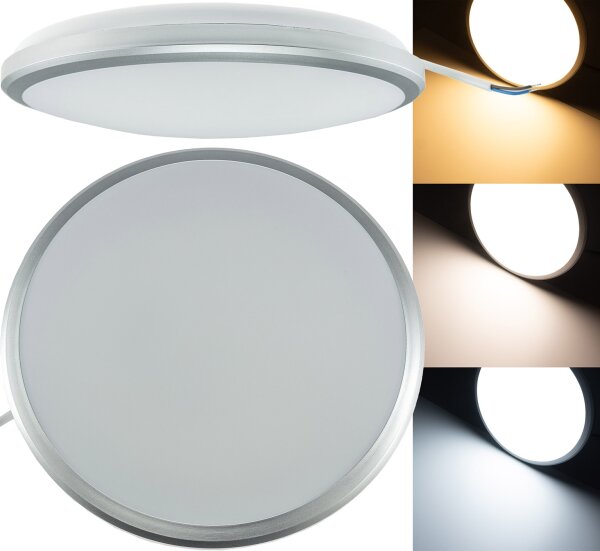 LED Deckenleuchte "Acronica 18 CCT" - &Oslash; 27cm, 18W, 1700lm, IP40