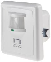 Bewegungsmelder 160&deg; Unterputz - IR & Akustik Sensor, 3-Draht, wei&szlig;