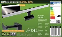 LED Spiegelleuchte IP44 "Banho 600s" - 230V, 60cm, 8W, 692lm, Neutralwei&szlig;