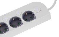 4-fach Steckdosenleiste mit Schalter - USB-A / C, Einzelschaltung, 1,5m Kabel