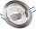 Einbaustrahler "CT-DS108" &Oslash;108mm - GX53 Fassung, 230V, Aluminium geb&uuml;rstet