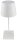 LED Akku Tischleuchte 26cm, dimmbar - USB-C, 160Lumen, 1200mAh, 3000k, Wei&szlig;