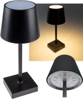 LED Akku Tischleuchte 26cm, dimmbar - USB-C, 160Lumen,...
