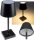 LED Akku Tischleuchte 26cm, dimmbar - USB-C, 160Lumen, 1200mAh, 3000k, schwarz