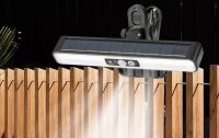 LED Solar Klemmleuchte "SKL 102" - PIR Bewegungsmelder, 102 LEDs, IP44