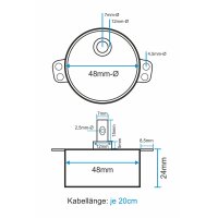 Getriebemotor McPower, 230 V, 5 rpm
