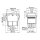 Wippenschalter McPower, 4-polig, beleuchtete Wippe, 250V/15A, Stellungen: EIN/AUS