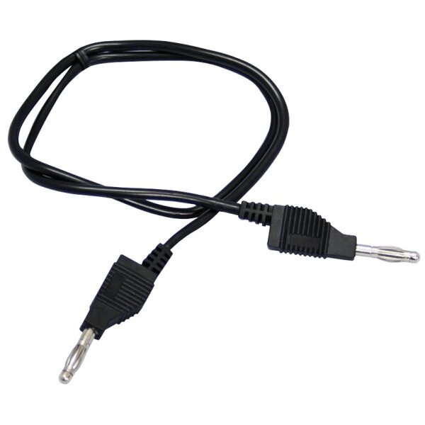 Messleitung McPower, 150cm, schwarz, 1mm&sup2;, PVC, 2x 4mm Bananenstecker