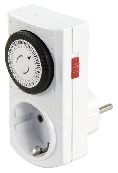Mechanische Tages-Zeitschaltuhr, 24 Std., 3.680 W