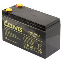 Bleiakku KUNG LONG WP7,2-12 12V/7,2Ah, VdS, 151x65x102mm,...