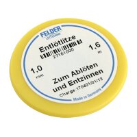 Entl&ouml;tlitze FELDER, 1,0mm, mit halogenfreiem...