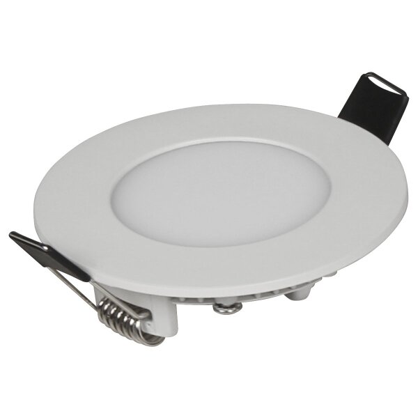 LED-Panel McShine LP-385RW, 3W, 85mm-&Oslash;, 306 lm, 3000K, warmwei&szlig;, Aluminium