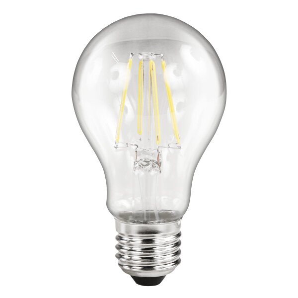 LED Filament Gl&uuml;hlampe McShine Filed, E27, 4W, 490lm, warmwei&szlig;, klar