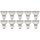 LED-Strahler McShine LS-450 GU10, 5,5W, 470lm, 3000K, step dimmbar, 10er-Pack