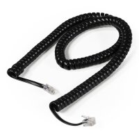 Telefonh&ouml;rer-Spiralkabel McPower, RJ10-Stecker...