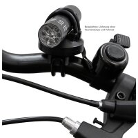 Universal-Fahrradhalterung McPower, sehr flexibel, drehbar, Durchmesser 10-35mm