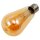 LED Filament Gl&uuml;hlampe McShine Retro E27, 4W, 420lm, warmwei&szlig;, goldenes Glas