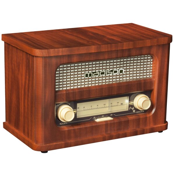 Nostalgie Radio MADISON MAD-RETRORADIO Bluetooth, FM-Radio, Akku