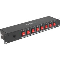 Stromverteiler IBIZA LC806S 19,  2HE, 8-fach, 3000W,...
