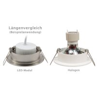 LED-Modul McShine PL-30 3W, 265Lumen, 230V, 50x25mm, warmwei&szlig;, 3000K