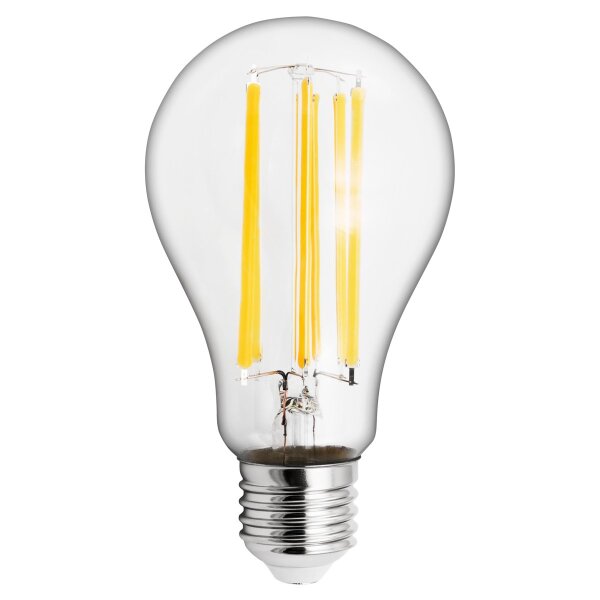 LED Filament Gl&uuml;hlampe McShine Filed, E27, 13W, 1850lm, warmwei&szlig;, klar