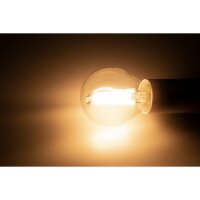 LED Filament Tropfenlampe McShine Filed E14, 6W, 600lm, warmwei&szlig;, dimmbar