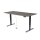 Schreibtisch imstande, Gestell business-b + Platte 140x60cm Iron