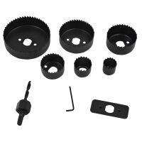Lochs&auml;gen-Set McPower LSM-95 9-teilig, 25-89mm, inkl. Transportkoffer