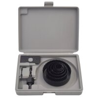 Lochs&auml;gen-Set McPower LSM-95 9-teilig, 25-89mm, inkl. Transportkoffer