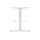 Schreibtisch imstande, business-w + Platte 160x80cm Iron