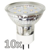 Einbauleuchten-Set McShine, 10x Rahmen, 10x Strahler,...