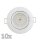Einbauleuchten-Set McShine 10xRahmen, 10xLED-Modul, 5W, 440lm, 230V, wei&szlig;