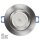 Einbauleuchten-Set McShine, 5xRahmen, 5xLED-Strahler, GU10, 5W, 500lm, Edelstahl