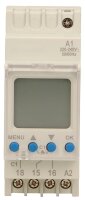 Digitale Zeitschaltuhr, 52 Programme, max. 2.300W, DIN...