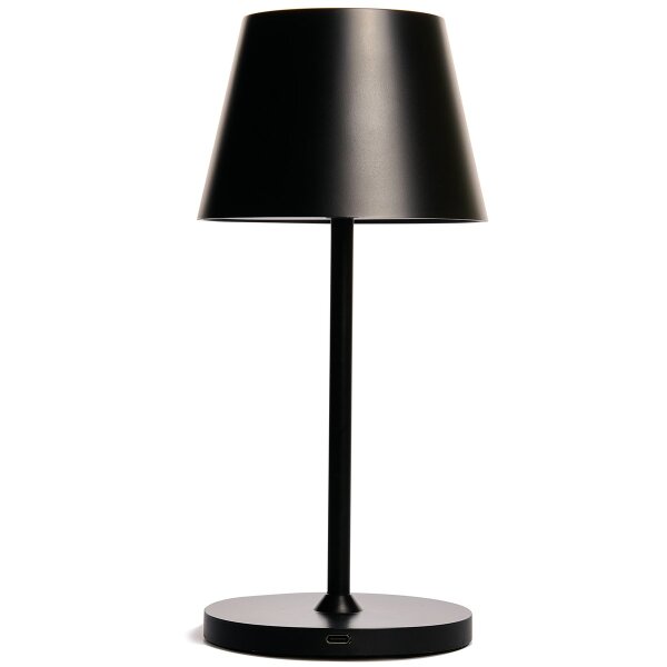 LED-Tischleuchte ROLF KERN &bdquo;Club Mini&ldquo; 25cm, schwarz, Akku, dimmbar