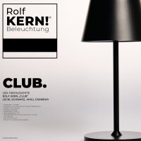 LED-Tischleuchte ROLF KERN &bdquo;Club Mini&ldquo; 25cm,...