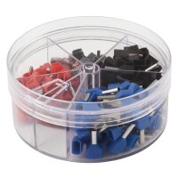 Aderendh&uuml;lsen-Sortiment McPower, Twin, isoliert, 0,75 - 2,5 mm&sup2;, 200 St&uuml;ck
